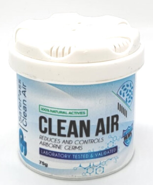 SafePass Clean Air 75g product jar